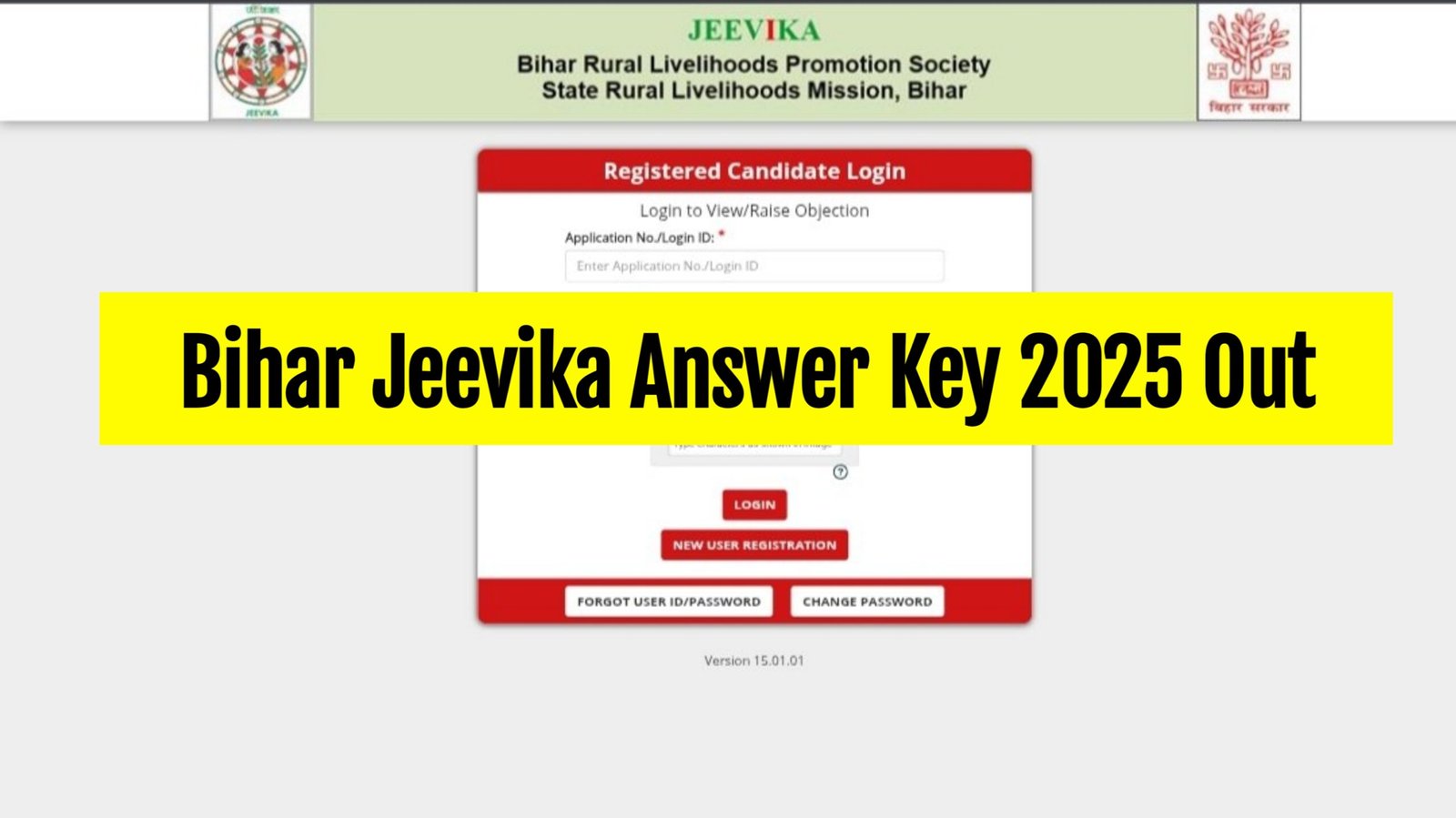Bihar Jeevika Answer Key 2025