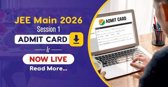 NTA JEE Main Session 1 Admit Card 2026