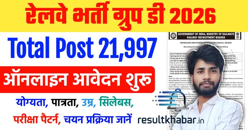 RRB Group D Recruitment 2026