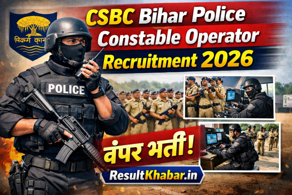CSBC Bihar Police Constable