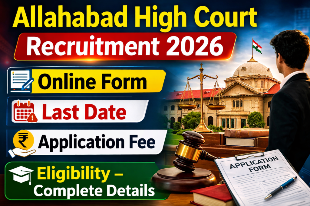 Allahabad High Court Recruitment 2026