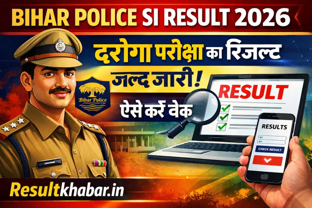 Bihar Police SI Result 2026 Date
