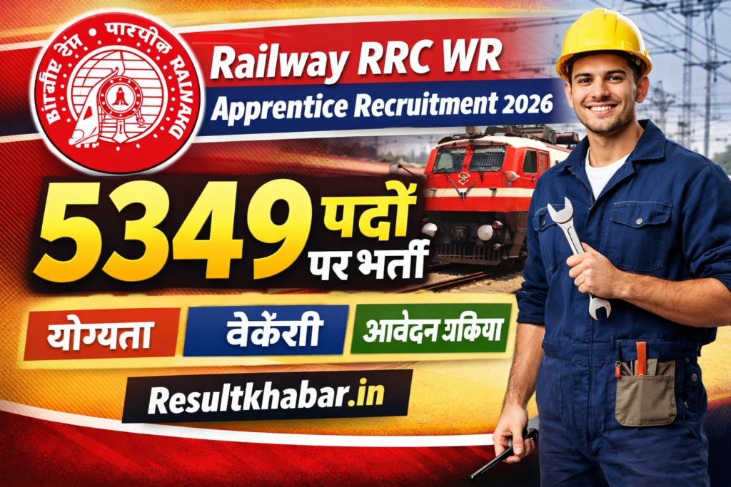 Railway RRC WR Apprentice Recruitment 2026