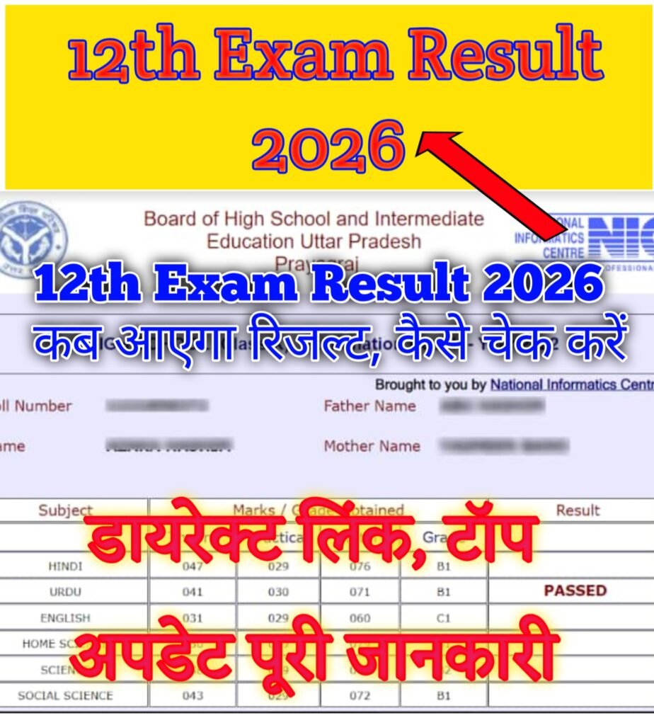 12th Exam Result 2026