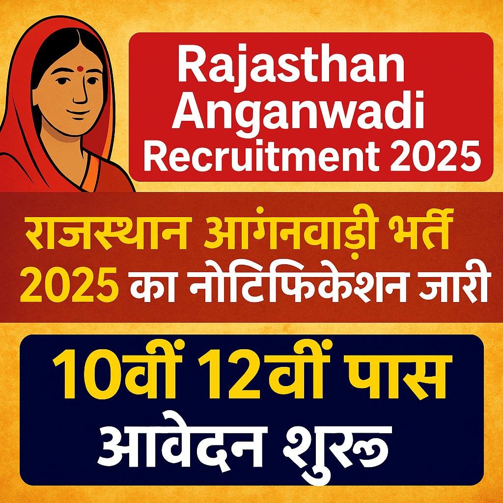Rajasthan Anganwadi Recruitment 2026: Overview