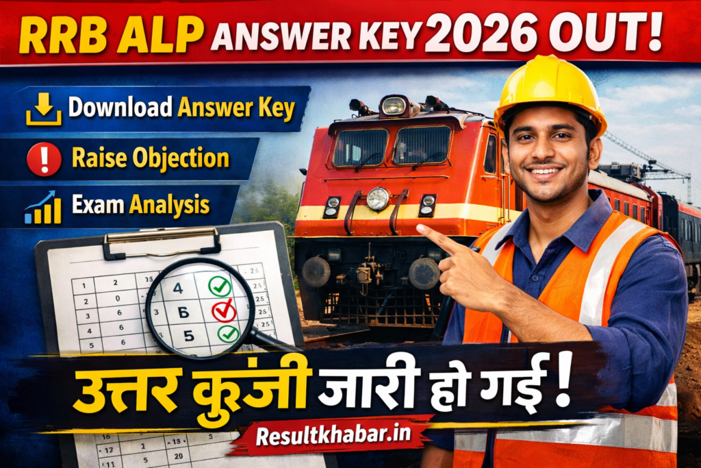 RRB ALP Answer Key 2026 OUT