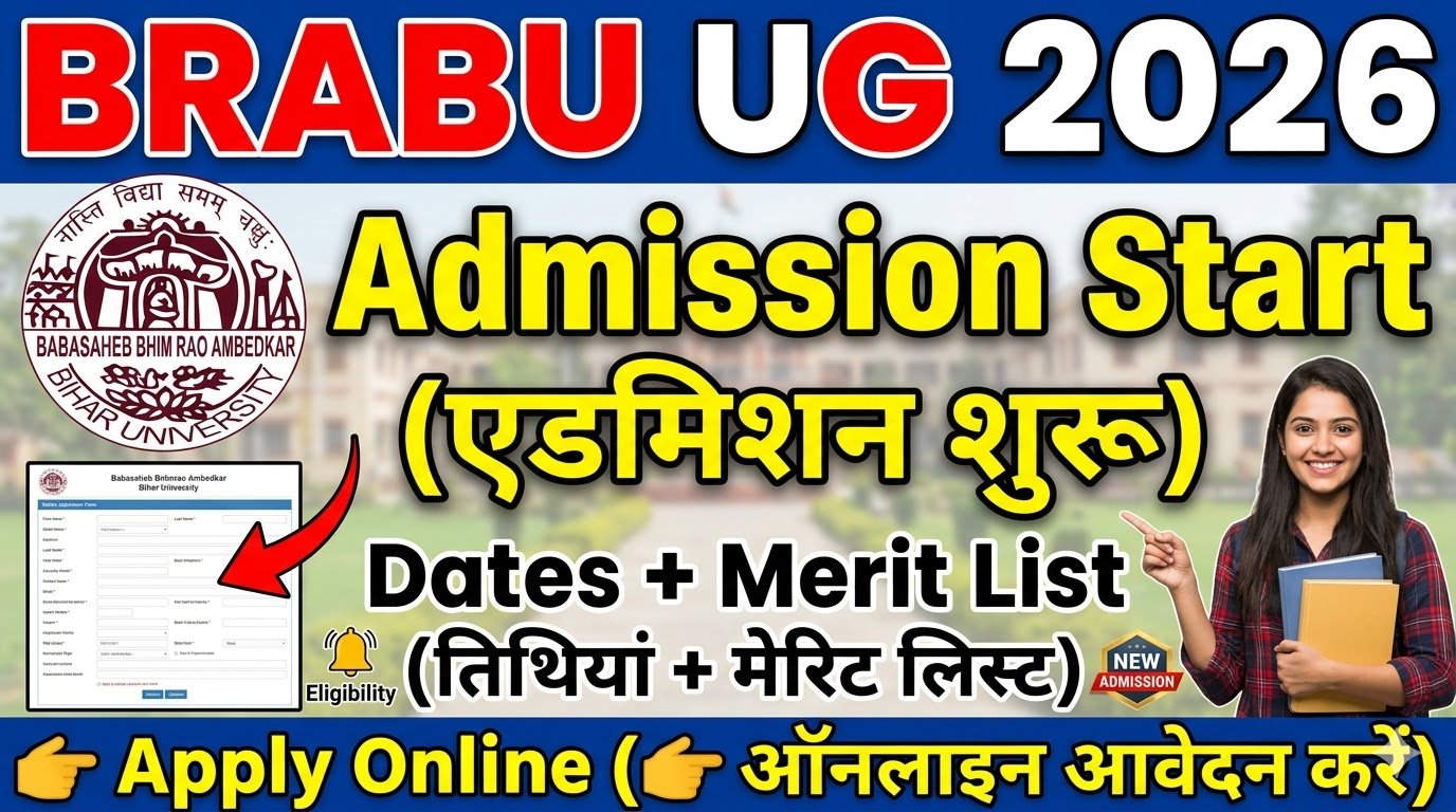 BRABU UG Admission 2026-30
