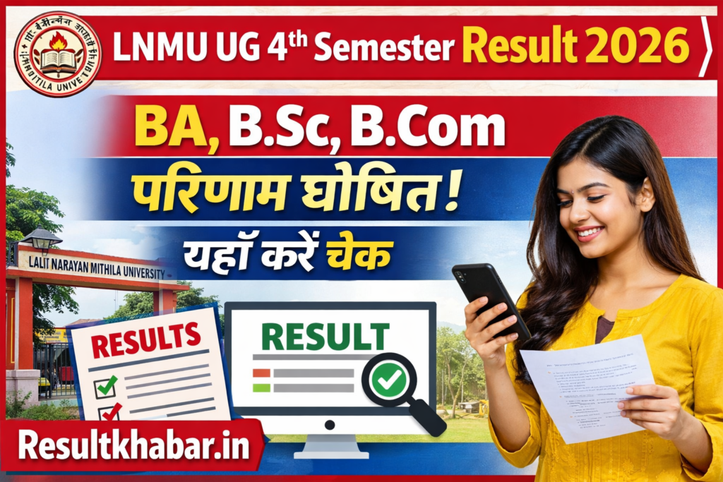 LNMU UG 4th Semester Result 2026 release