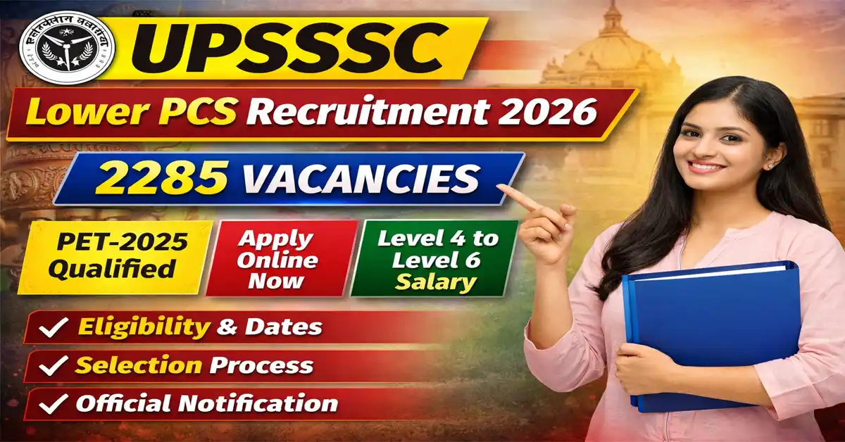 UPSSSC Various Post Recruitment 2026 Apply Online