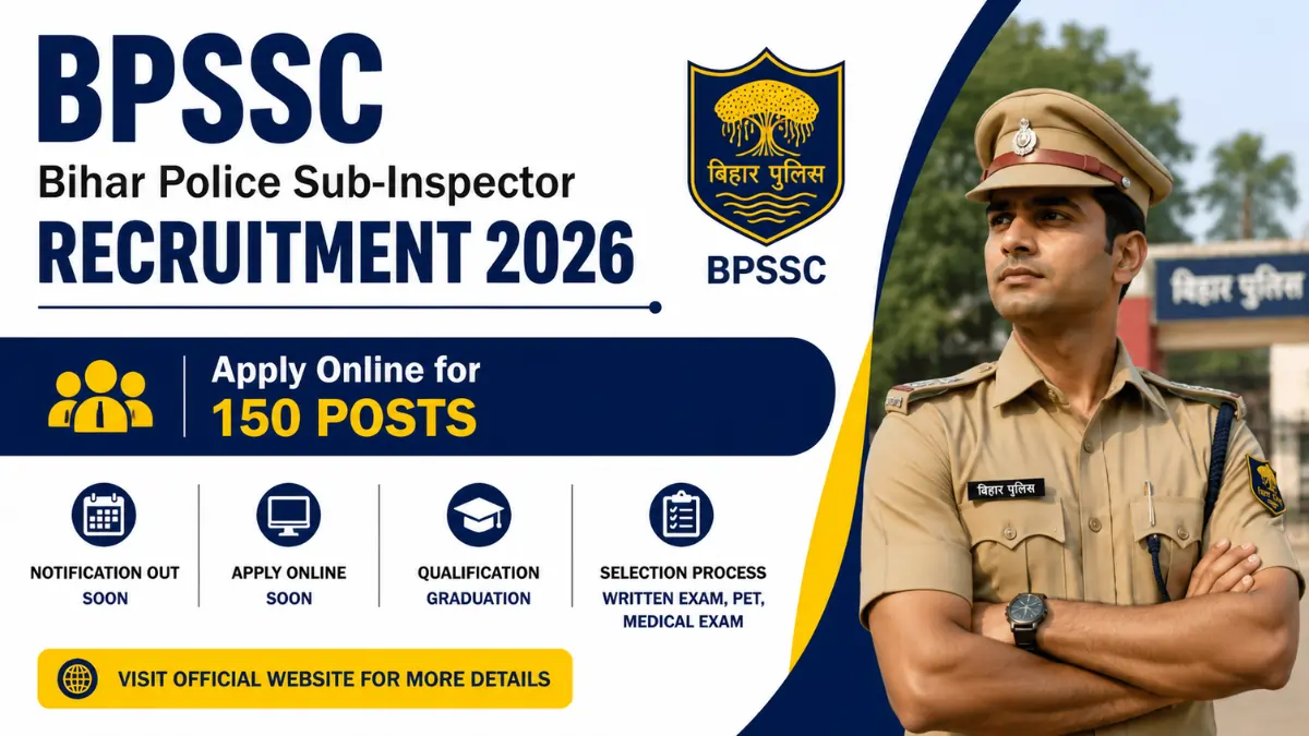 Bihar Police SI Recruitment 2026: