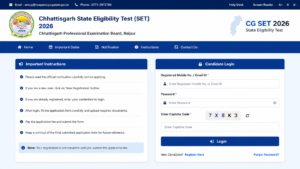 Chhattisgarh State Eligibility Test (SET