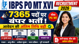 IBPS PO MT XVI Recruitment 2026
