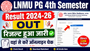 LNMU PG 4th Semester Result 2024-26