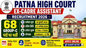 Patna High Court Ex-Cadre Assistant Recruitment 2026 Apply Online for 68 Group-C Posts