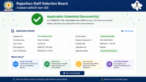 RSSB CET 12th Level Online Form