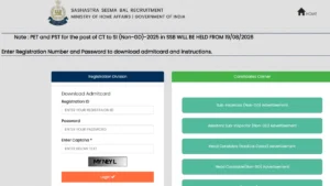 SSB ASI Admit Card 2026 –
