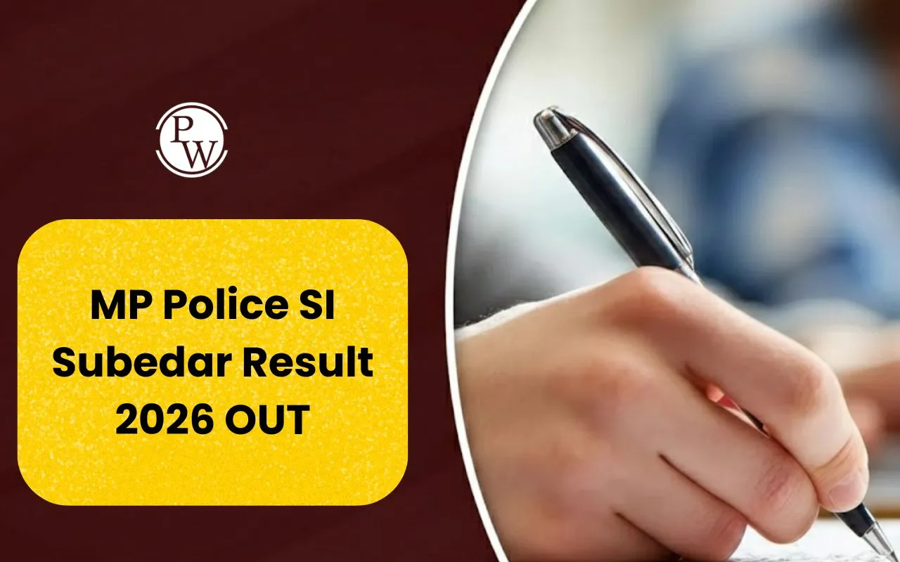 MP Police SI Mains Result 2026