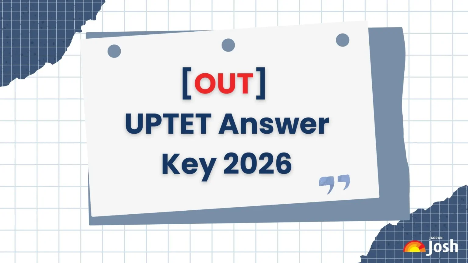 UP TET Answer Key 2026