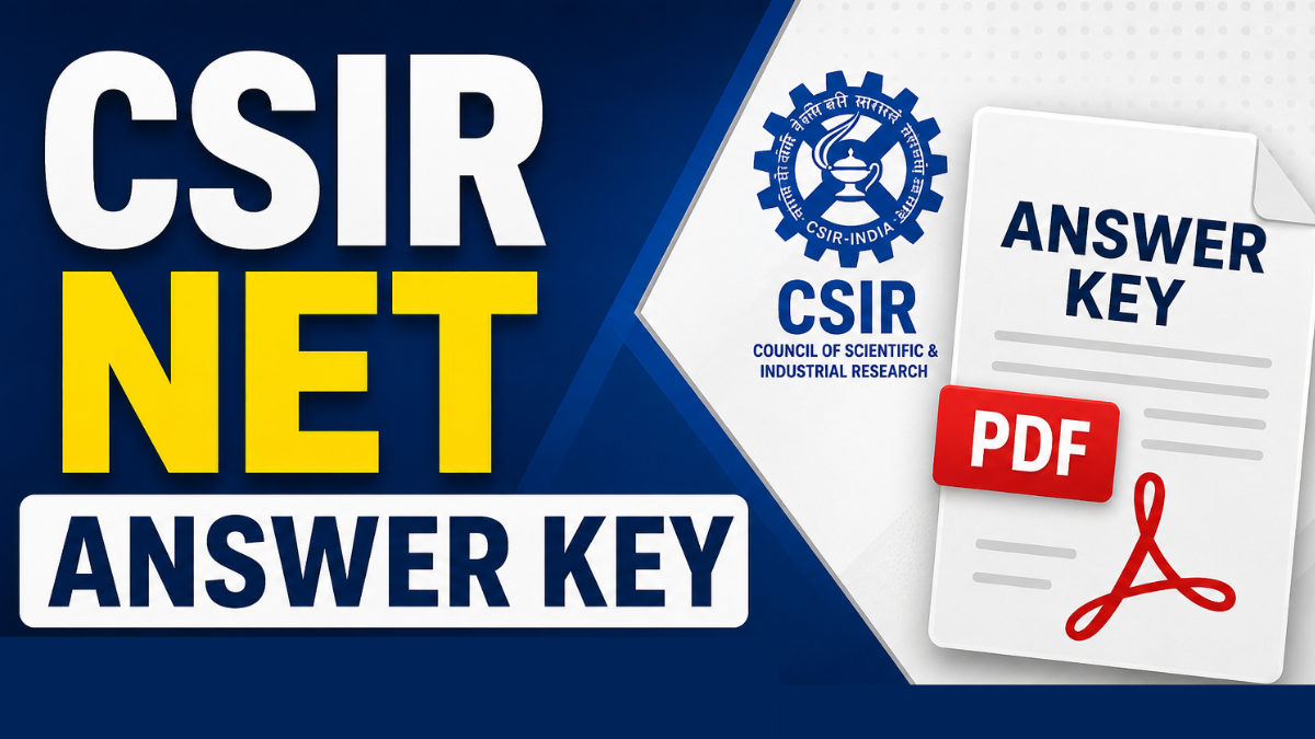 CSIR UGC NET Answer Key 2026