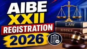AIBE 22th Online Form 2026