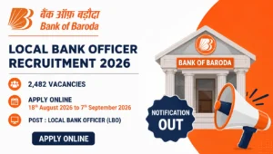 Bank Of Baroda LBO Recruitment 2026
