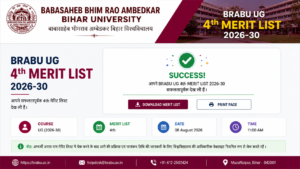 BRABU UG 4th Merit List 2026-30