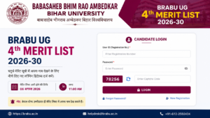 BRABU UG 4th Merit List 2026-30