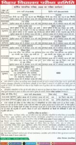 Bihar Board 10th Exam Date 2027
