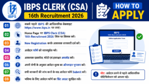 IBPS Clerk (CSA) 16th Recruitment 2026