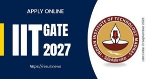 IIT GATE 2027Admission Form