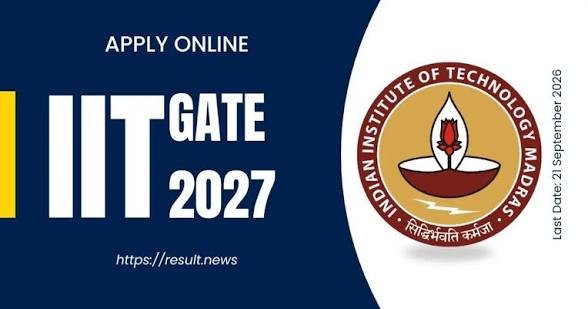 IIT GATE 2027Admission Form