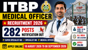 ITBP Medical Officer Recruitment