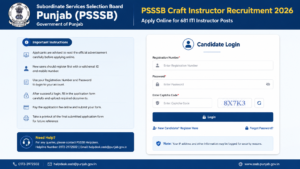 PSSSB Craft Instructor