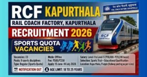 RCF Kapurthala Apprentice Recruitment 2026