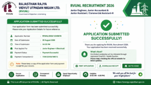 RVUNL Recruitment 2026