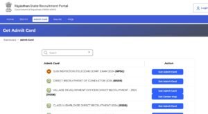 Rajasthan Computer Instructor Admit Card 2026