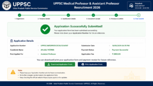 UPPSC Medical Professor & Assistant Professor Recruitment 2026
