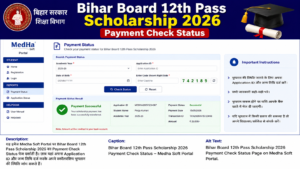 Bihar board 12th pass scholarship payment status