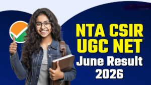 NTA CSIR UGC NET Result