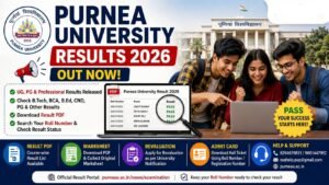 Purnea University PG 2 Back Result 2026: