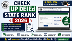 Check UP DElEd State Rank 2026 Merit List
