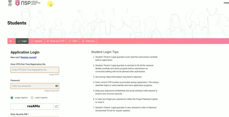 NSP Scholarship Status Check 2026