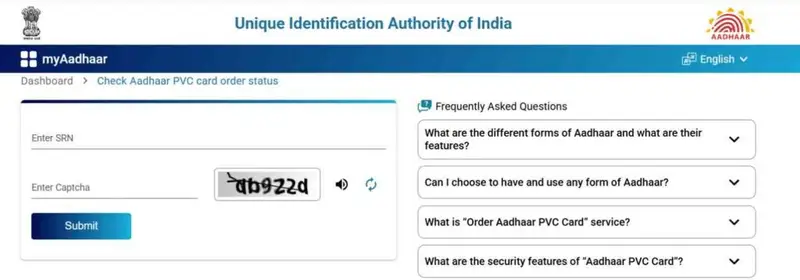 PVC Aadhaar Card Order Online Apply 2026